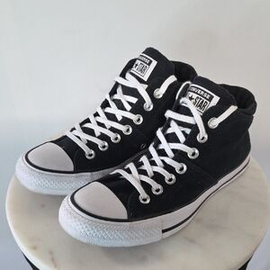 Converse Classic Black and White High-Tops Size 7